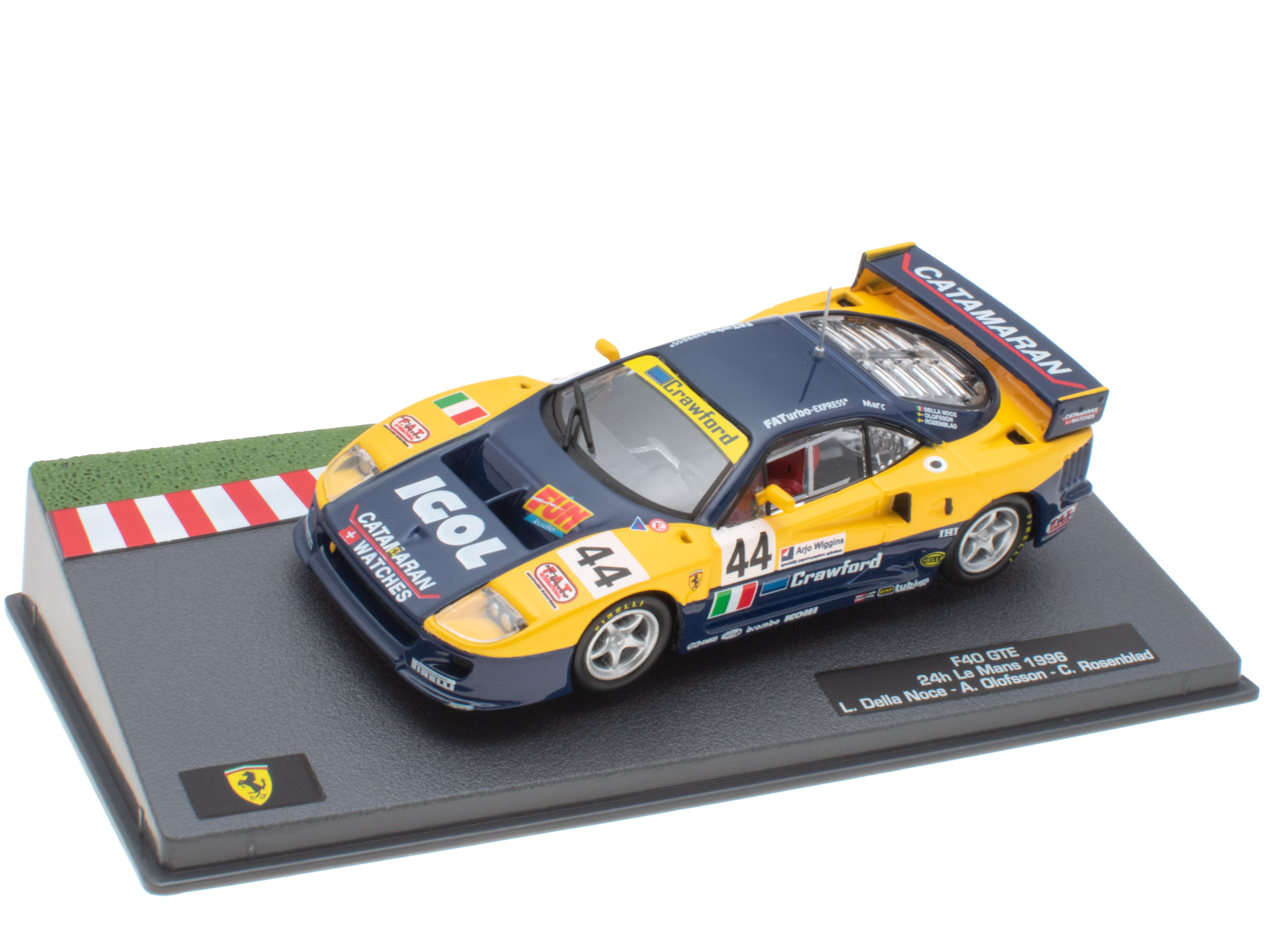 Ferrari F40 GTE - 24h Le Mans 1996 - L. Della Noce - A. Olofsson - C. Rosenblad