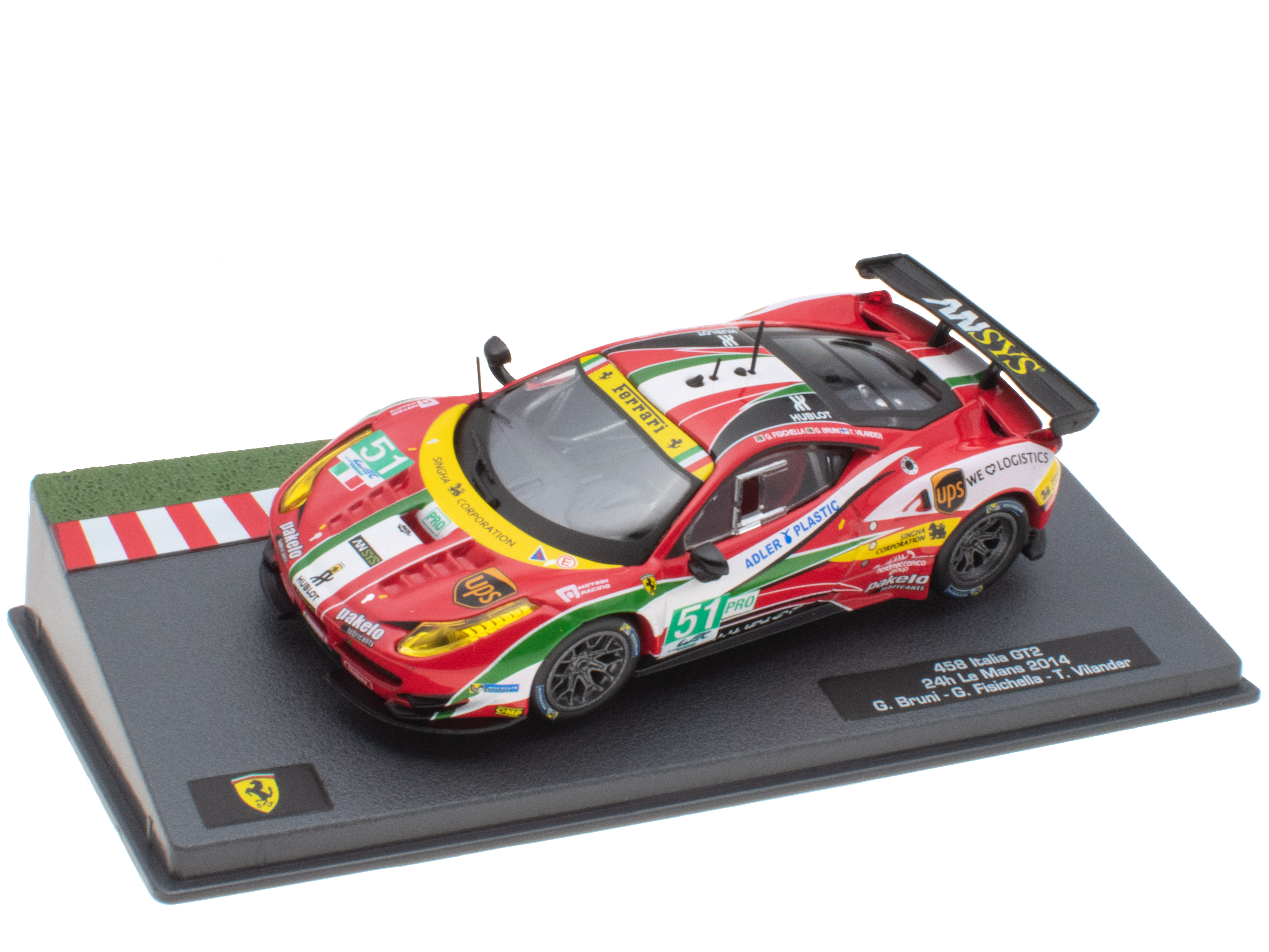 Ferrari 458 Italia GT2 - 24h Le Mans 2014 - G. Bruni - G. Fisichella - T. Vilander