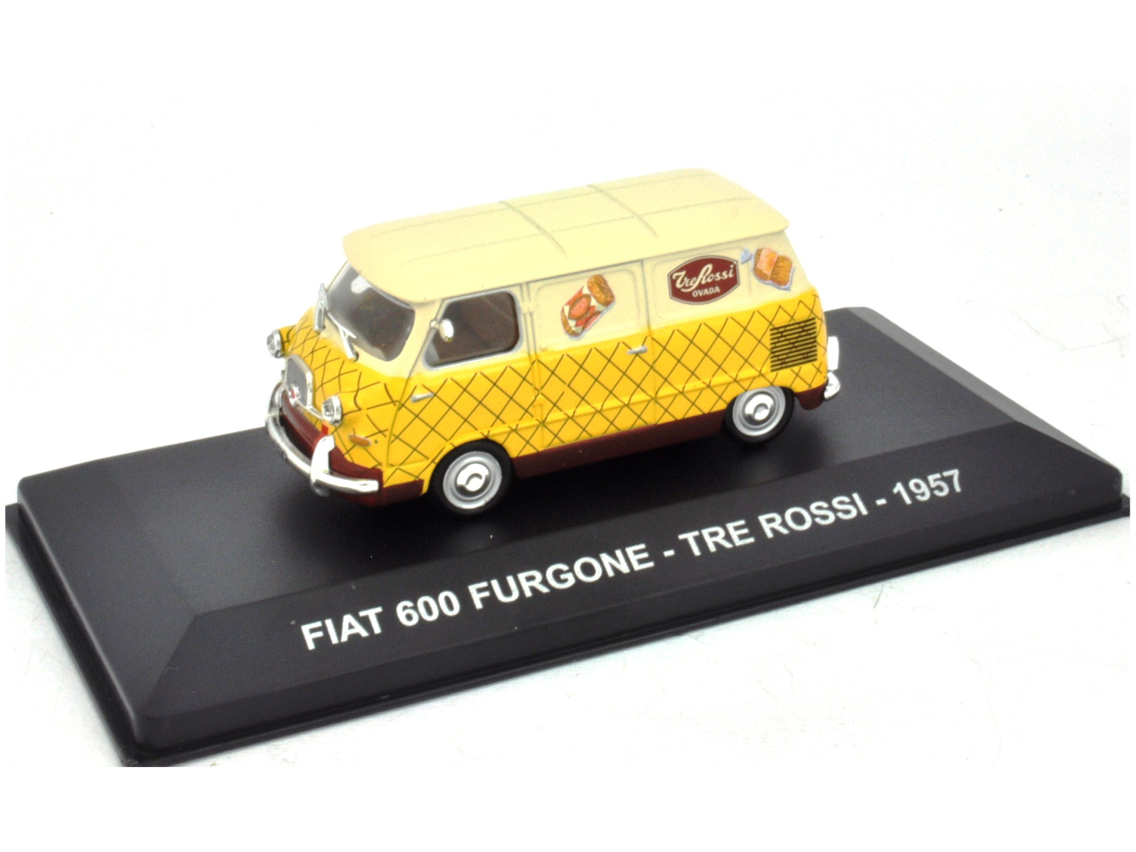 FIAT 600 FURGONE - TRE ROSSI - 1957